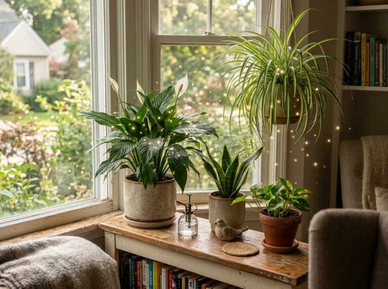 filter xylene with houseplants