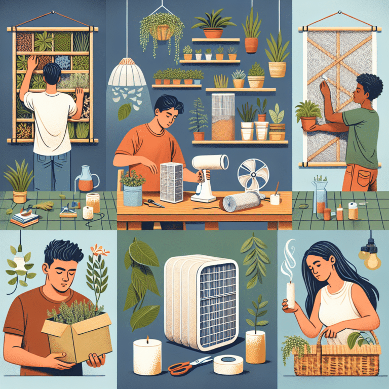 Eco-friendly Air Cleaning Solutions: Homemade DIY Projects